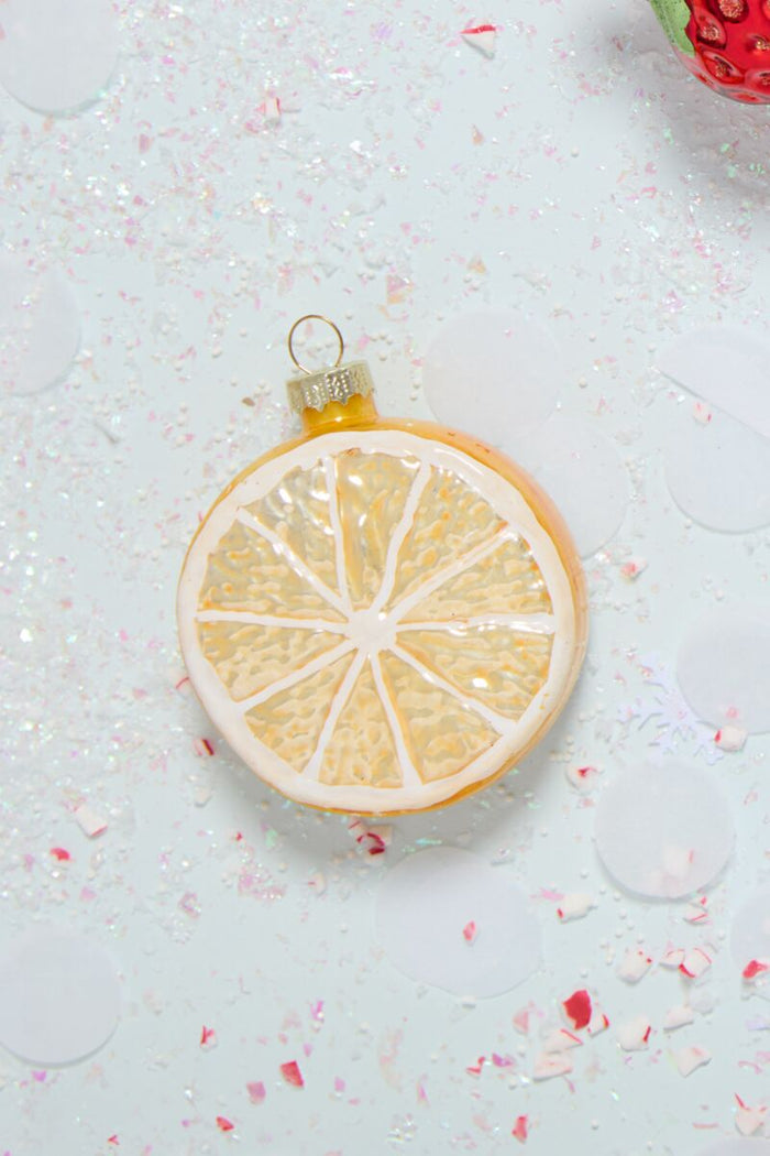 Juicy Lemon Ornaments Set/6