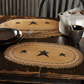 Kettle Grove Stencil Braided Placemat 12x18" - Set of 6 - Primitive Star Quilt Shop