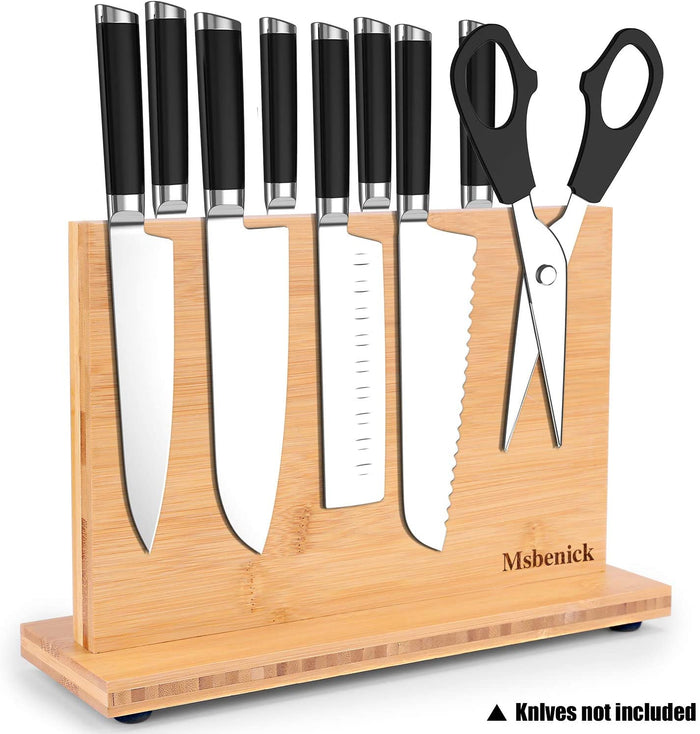 Knife Magnetic Holder | 100% Pure Bamboo |