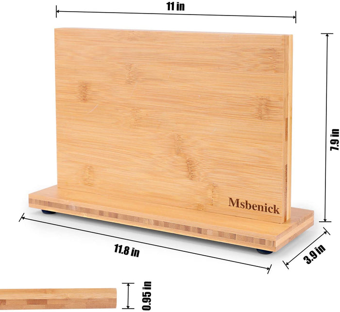 Knife Magnetic Holder | 100% Pure Bamboo |