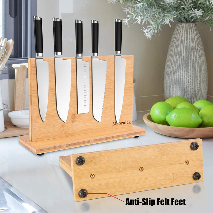 Knife Magnetic Holder | 100% Pure Bamboo |
