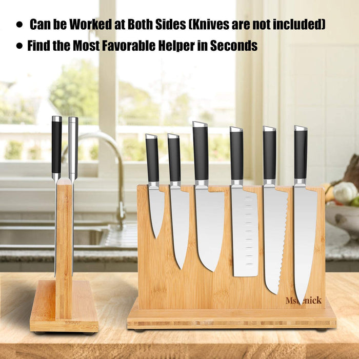 Knife Magnetic Holder | 100% Pure Bamboo |