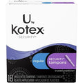KOTEX SECURITY REGULAR UNSCENTED TAMPONS 18 COUNT