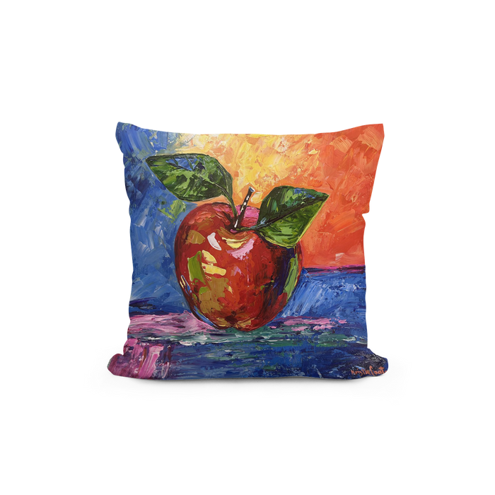 Kristies Apple Square Pillow
