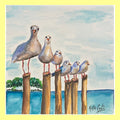 Kristie's Seagulls Pillow Swap