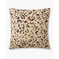 Leopard Spot Ivory Black Cotton Pillow - Rugs by Roo