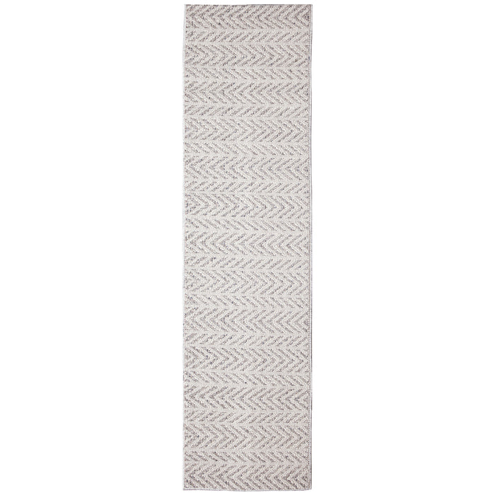 Liora Manne Dunes Chevron Indoor Outdoor Area Rug Silver