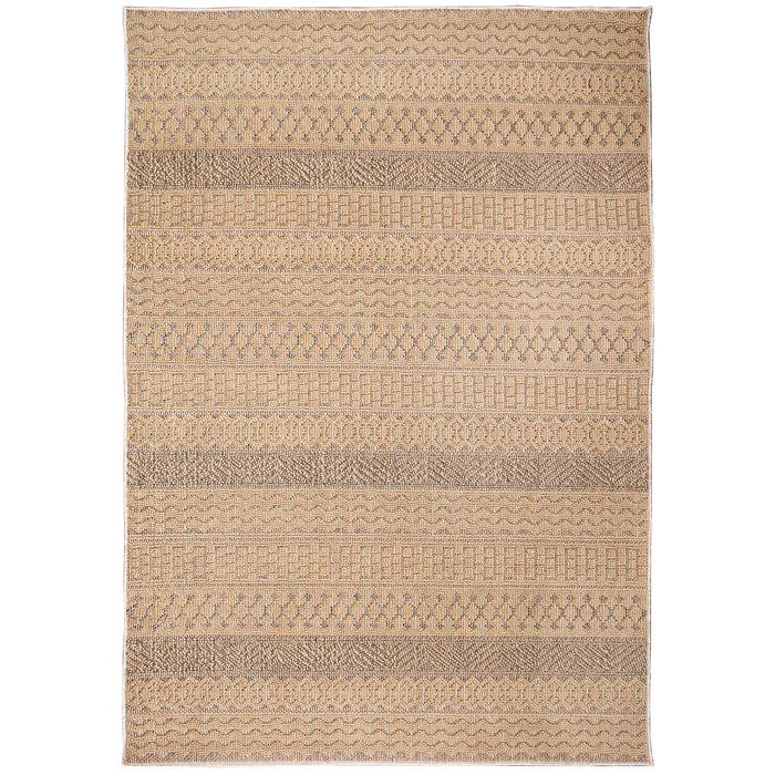 Liora Manne Dunes Geo Stripe Indoor Outdoor Area Rug Sisal