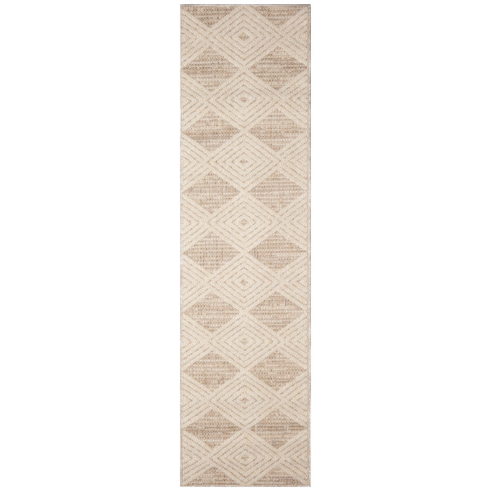 Liora Manne Dunes Modern Diamond Indoor Outdoor Area Rug Sand