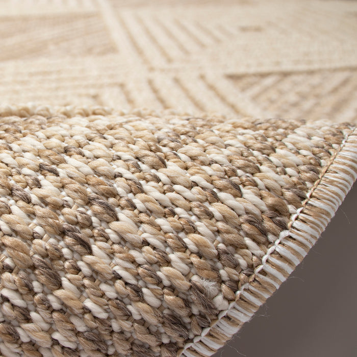 Liora Manne Dunes Modern Diamond Indoor Outdoor Area Rug Sand