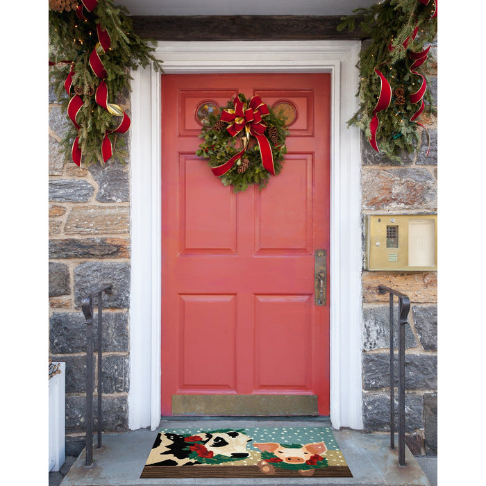 Liora Manne Frontporch Farm Holiday Indoor Outdoor Area Rug Multi