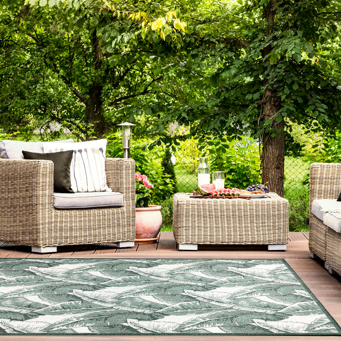 Liora Manne Malibu Fronds Indoor Outdoor Area Rug Green