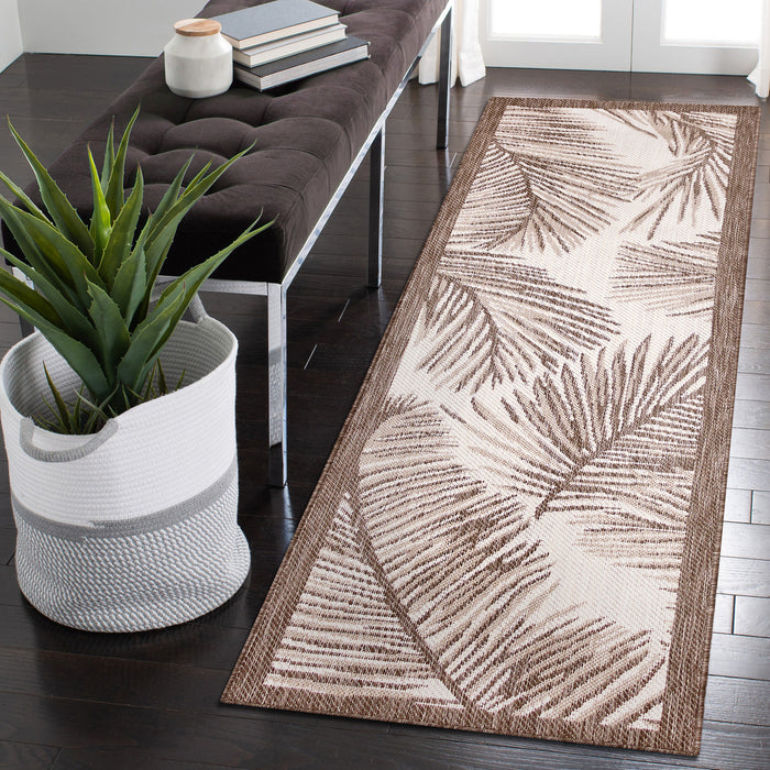 Liora Manne Malibu Palm Indoor Outdoor Area Rug Neutral
