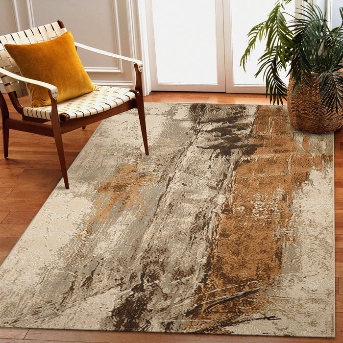 Liora Manne Marina Moderne Indoor Outdoor Area Rug Bronze