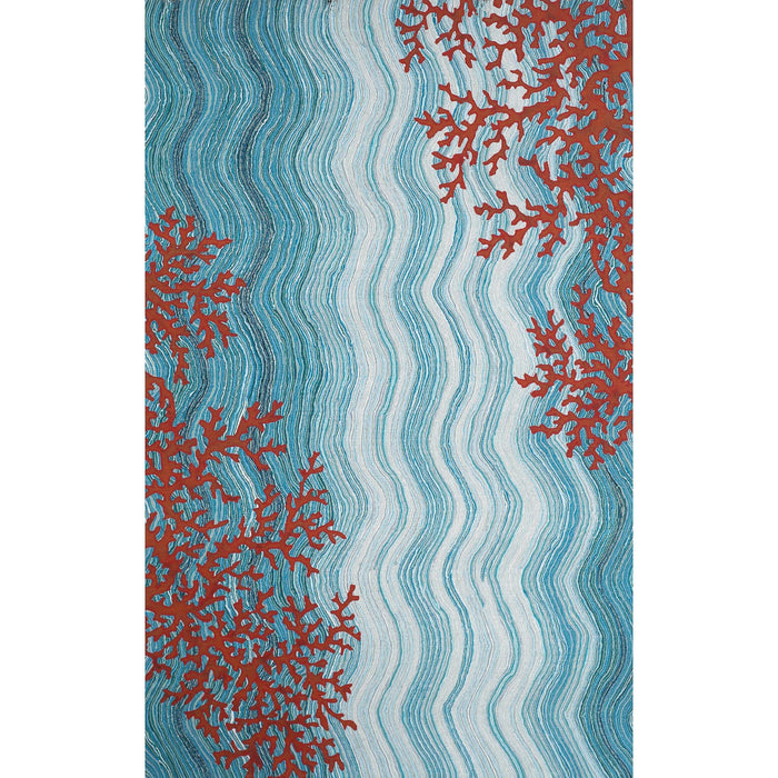 Liora Manne Visions IV Coral Reef Indoor Outdoor Area Rug Water