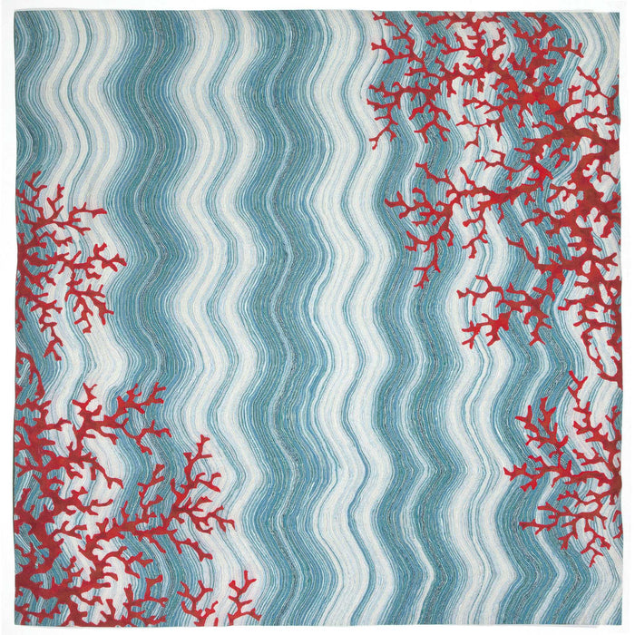 Liora Manne Visions IV Coral Reef Indoor Outdoor Area Rug Water