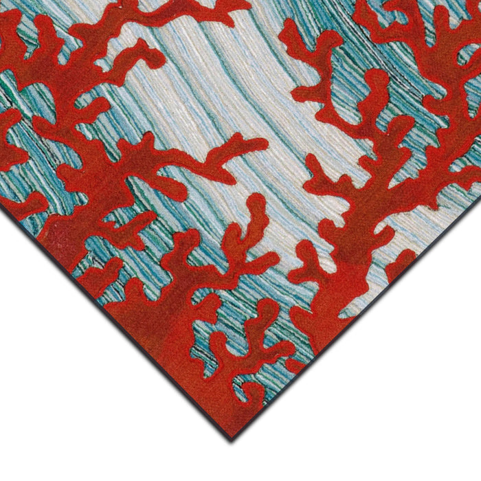Liora Manne Visions IV Coral Reef Indoor Outdoor Area Rug Water