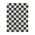 Little Chefs Kitchen Tiles Dark Grey Washable Rug - Rugs by Roo