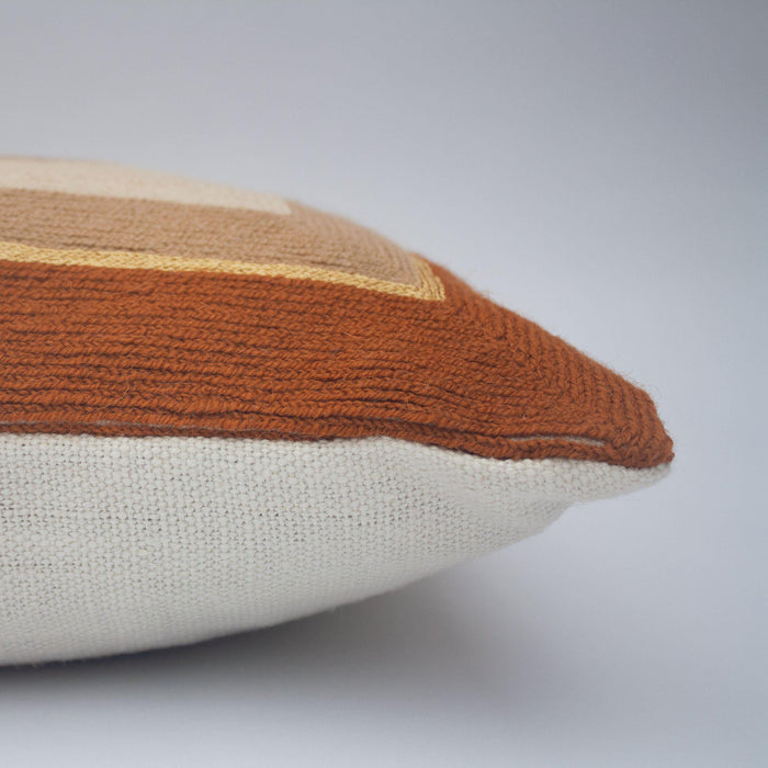 Rugs by Roo | Leah Singh Marianne Rectangle Pillow - Ochre-H17MAE06