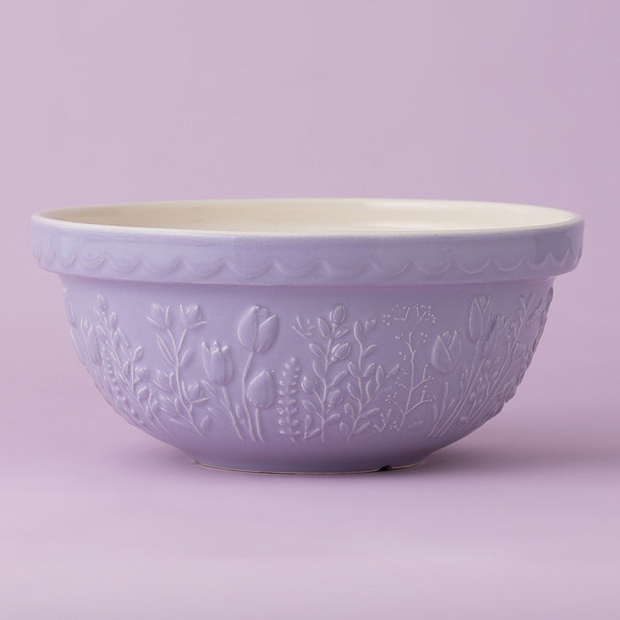 Mason Cash 'In The Meadow' Mixing Bowl ~ Lilac Tulip 24cm | New Zealand Delivery | Sabato Auckland