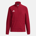 Front view of the Adidas Men's Coach Long Sleeve 1/4 Zip.