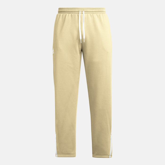 Front view of the Men's Adidas Sideline ATHL Full Zip Knit Pants.