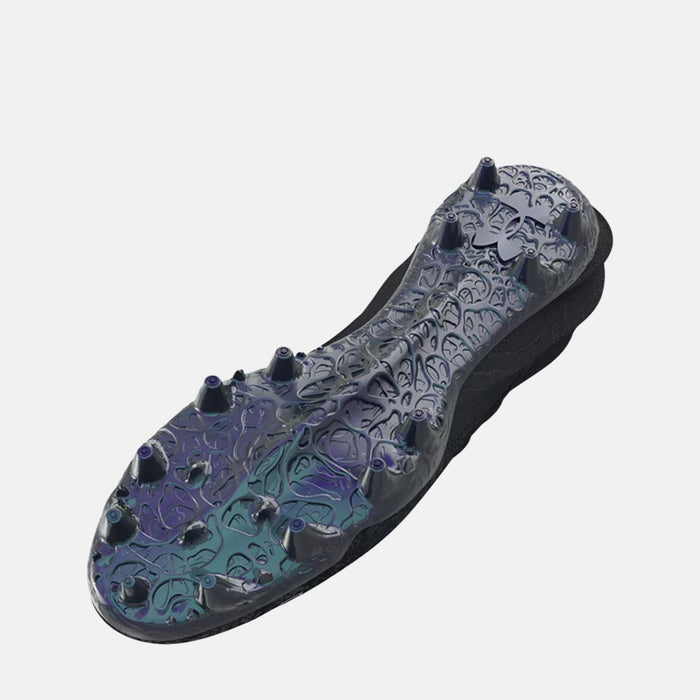 Bottom view of the Men's Under Armour Blur 2 MC Suede Football Cleats.