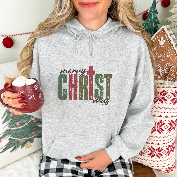 Merry Christ Christmas Women's Graphic Hoodie