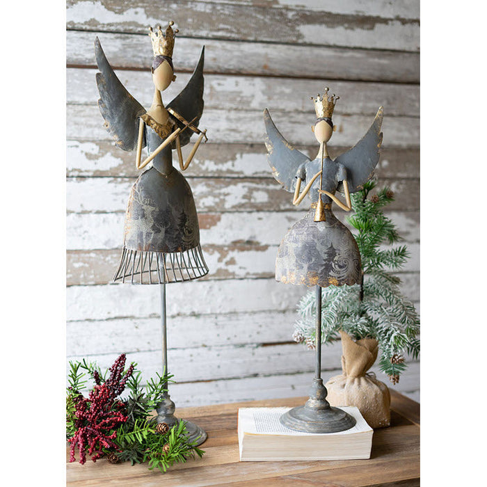 Metal Angels Playing Musical Instruments Set/2