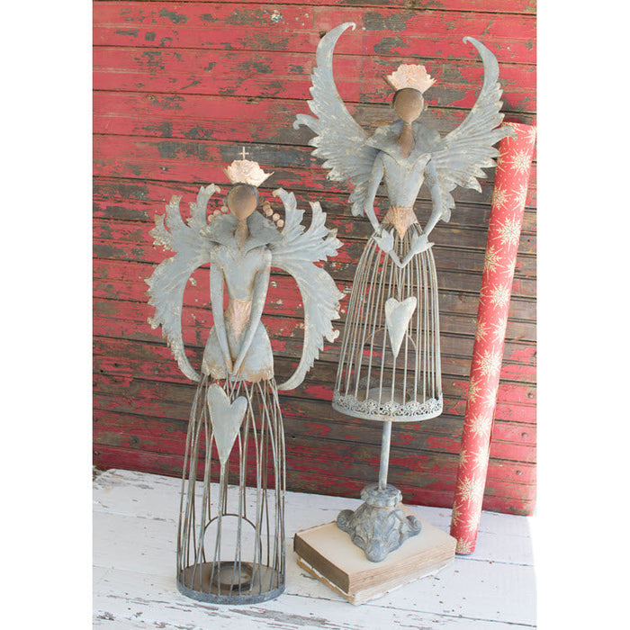 Metal Christmas Angels Set/2