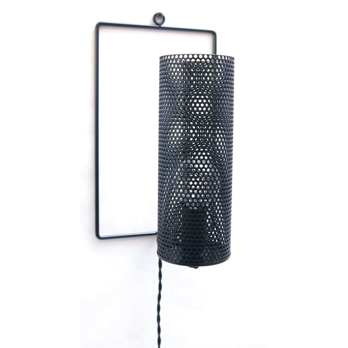 Metal Rectangle Black Wall Light - Lighting_Wall