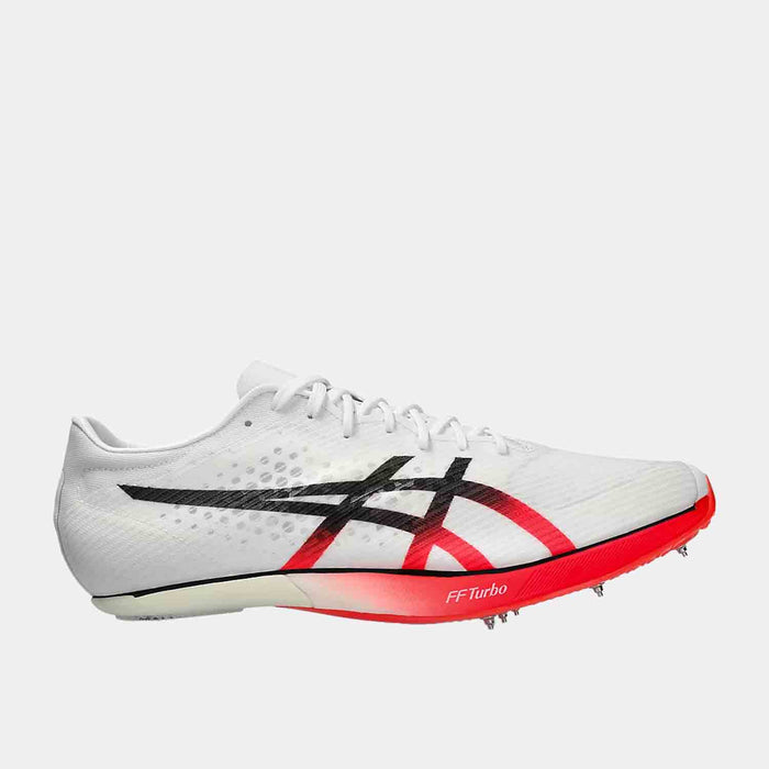 Side view of Asics Metaspeed Sprint Spikes.