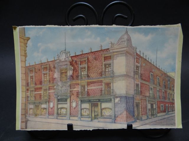 Mexican Calendar Chromo: Store Exterior View