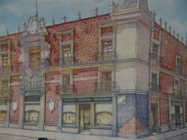 Mexican Calendar Chromo: Store Exterior View