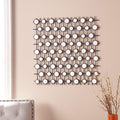 Mirrored Wall Sculpture, Black