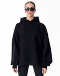 Monarch Loop Black Hoodie For Women