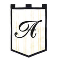 Monogram Garden Flag A