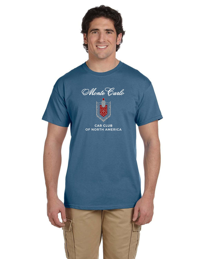 MONTE CARLO CLUB CREST LOGO Short Sleeve T-shirt