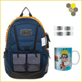 Collective Hobbees Gift Naruto Laptop Backpack, Mug & Enamel Pins Gift Set CHB2021NS2