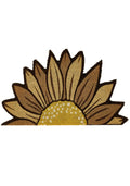 The Rugs Quality Colourful Natural Coir Doormat - 45x75cm