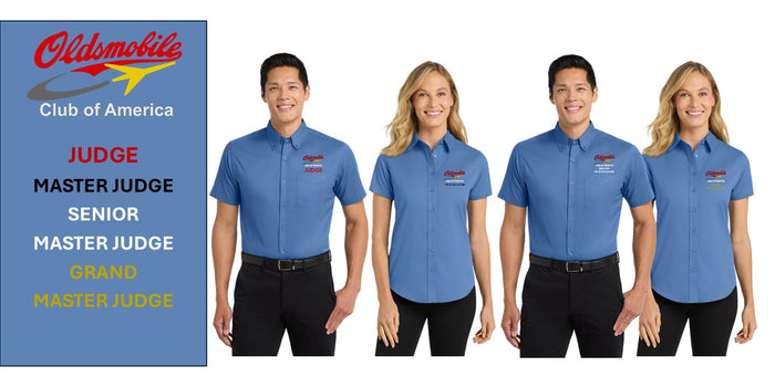 OLDSMOBILE CLUB / OCA JUDGE SHIRTS - SHORT SLEEVE (no name)