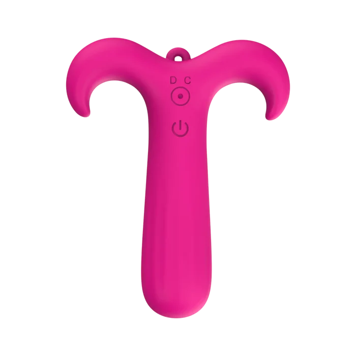 Our Erotic Journey® Zodiac Collection Aries Mini Vibrator - Hot Pink