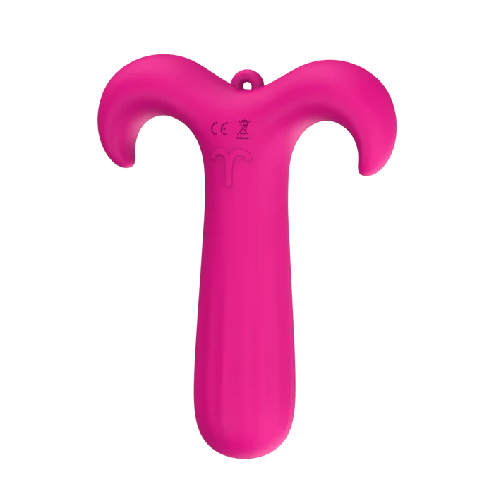 Our Erotic Journey® Zodiac Collection Aries Mini Vibrator - Hot Pink