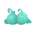 Our Erotic Journey® Zodiac Collection Gemini Mini Vibrator - Aqua