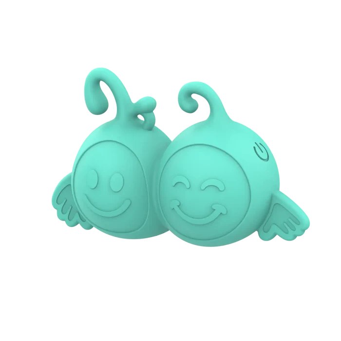 Our Erotic Journey® Zodiac Collection Gemini Mini Vibrator - Aqua