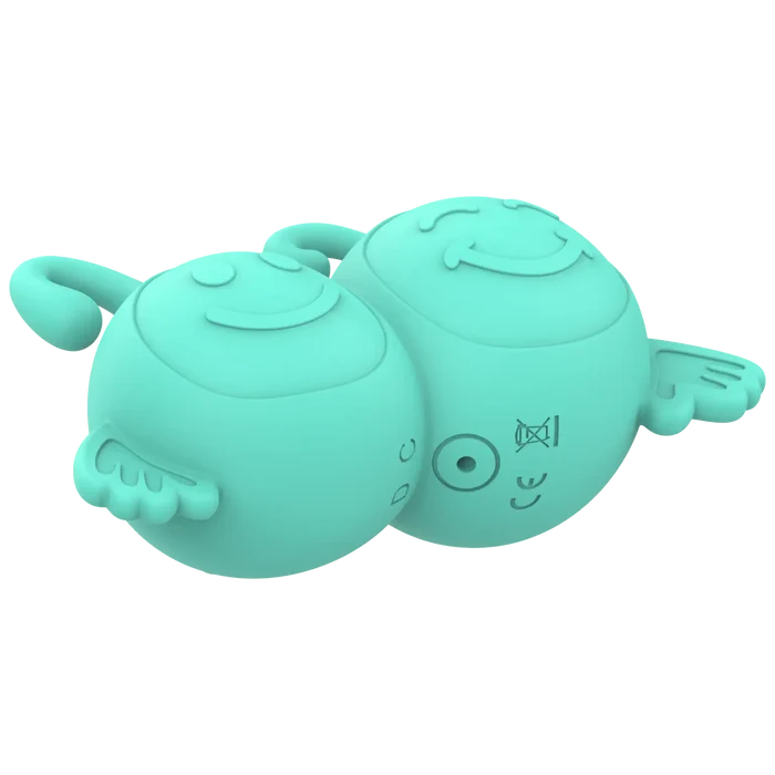 Our Erotic Journey® Zodiac Collection Gemini Mini Vibrator - Aqua