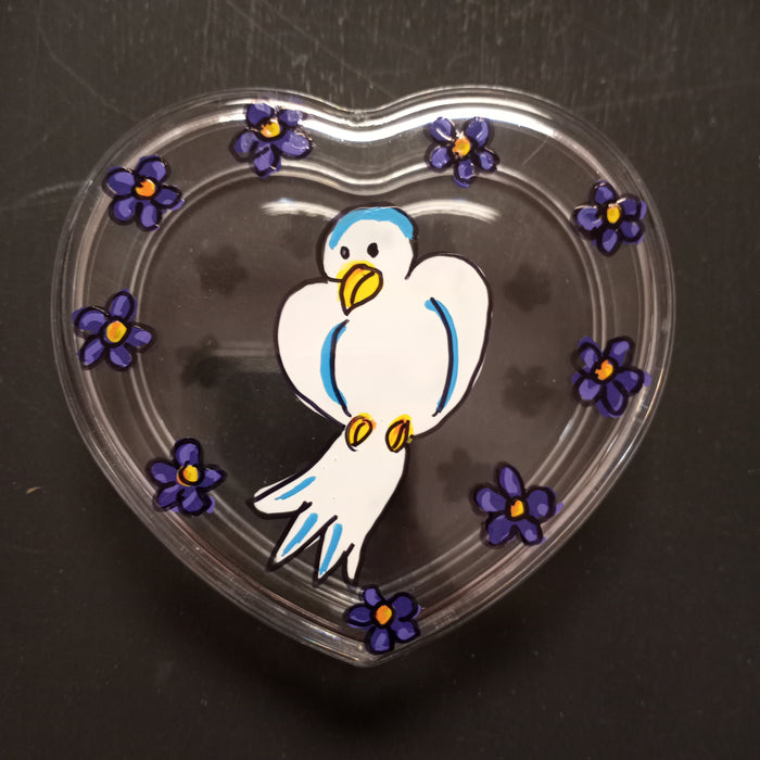 Painted Heart Box- Sigma Kappa