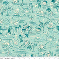 Pillowcase - Forever Neverland Neverland Map Songbird Cotton