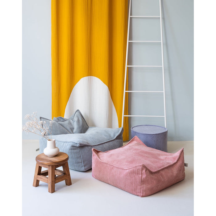 Pink Mousse Square Ottoman - Rugs by Roo