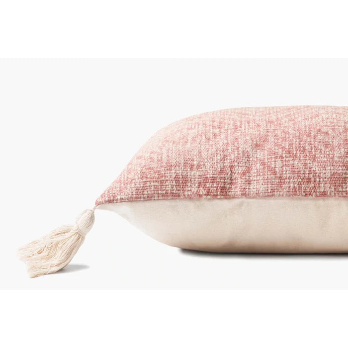 Pink Tassel Cotton Pillow - Rugs by Roo